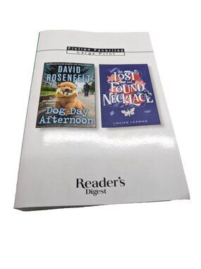 Reader's Digest Large Print Select Editions - 2 in 1 Softcover Book Vol 1 2026